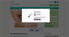 Desktop Screenshot of northfielddentalpractice.com